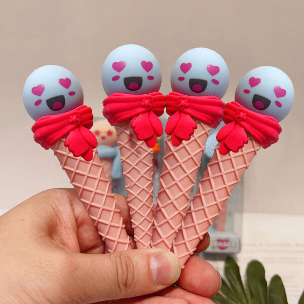 Blue Ice Cream Cone Eraser
