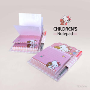 Hello Kitty Sticky Mini Notepad & Pen Set - Cute Stationery for your Cutie Pie