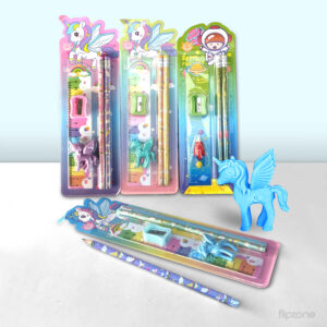 Unicorn & Space Themed Kids Stationery Set - School Supplies