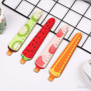 Fruit Popsicle Wooden Ruler - Cute Creative Design