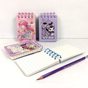 Sanrio Bubble Bead Spiral Mini Notebook - Fun Diary for Kids