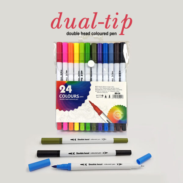 Non-Toxic Double Tip Color Markers