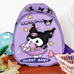 3D Embossed Sling Bag KUROMI Theme Shoulder Bag Chest Cross-body Bag for Outdoor, Travel, Hiking, Cycling