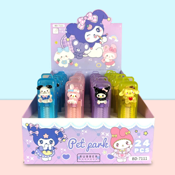 Push-pull Pen style Eraser