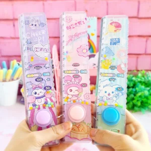 Sanrio-line Kuromi My Melody Character Water Game Ruler 20 cm
