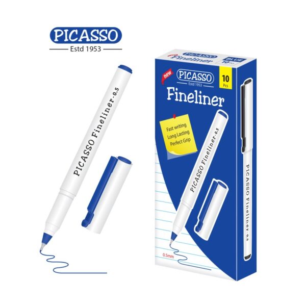 Piano Fineliner Easygrip Pointer - Blue
