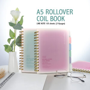 A5 Size Rollover Coil Lined Notebook 2