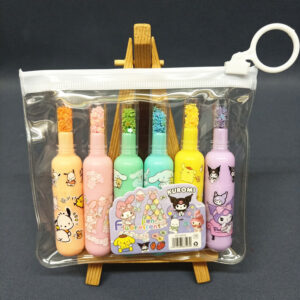 Sanrio line - Bottle Shape Mini Highlighter Set - Pack of 6