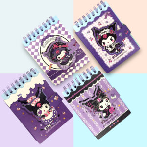 Kuromi Mini Spiral Notebook – Cute Pocket Diary for Kids & Kawaii Lovers