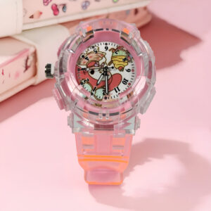 Cute LED Light-Up Cartoon Watches for Kids – My Melody & Kuromi Design and CP. America