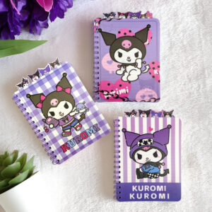 A5 Size Kuromi Style Rollover Coil Line Notebook