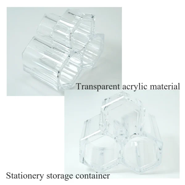 Transparent Storage Box for desk