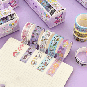 Cute Sanrio Washi Tape Set – 10 Rolls