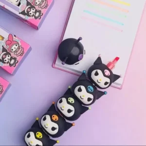 Kuromi Stackable Multicolor Highlighter - Pack of 6