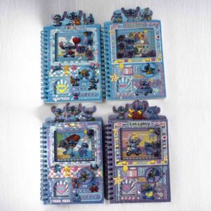 Stitch Spiral Sticker Notebook – Cute Cartoon Cover Journal for Kids & Fans